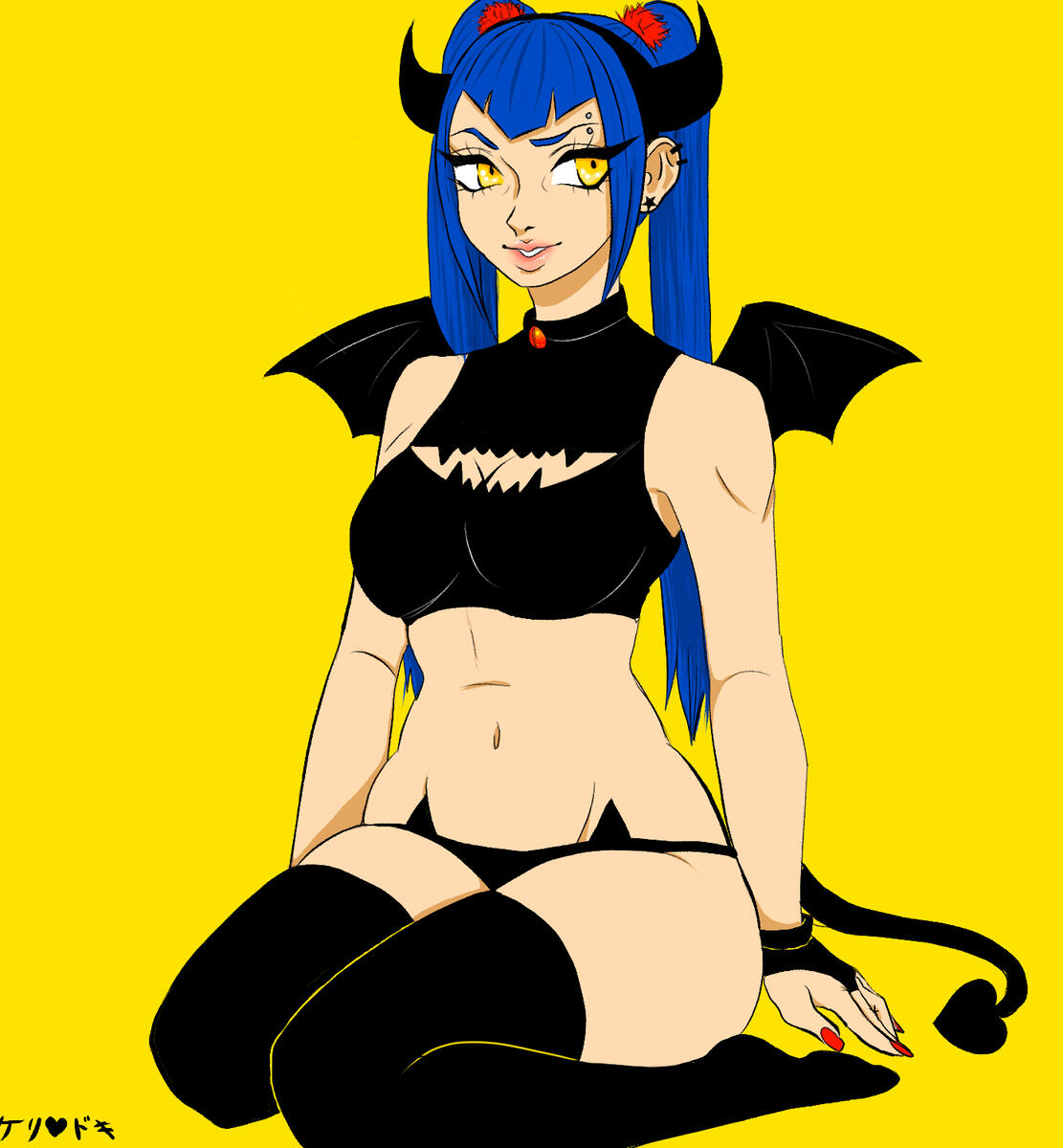 Full Body Flat color + Simple Background